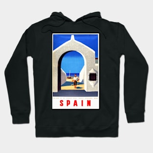 Vintage Spain Travel Poster Hoodie